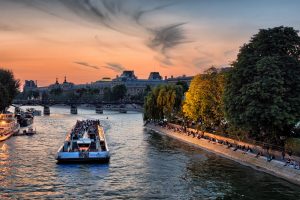 Sejltur på Seinen i Paris