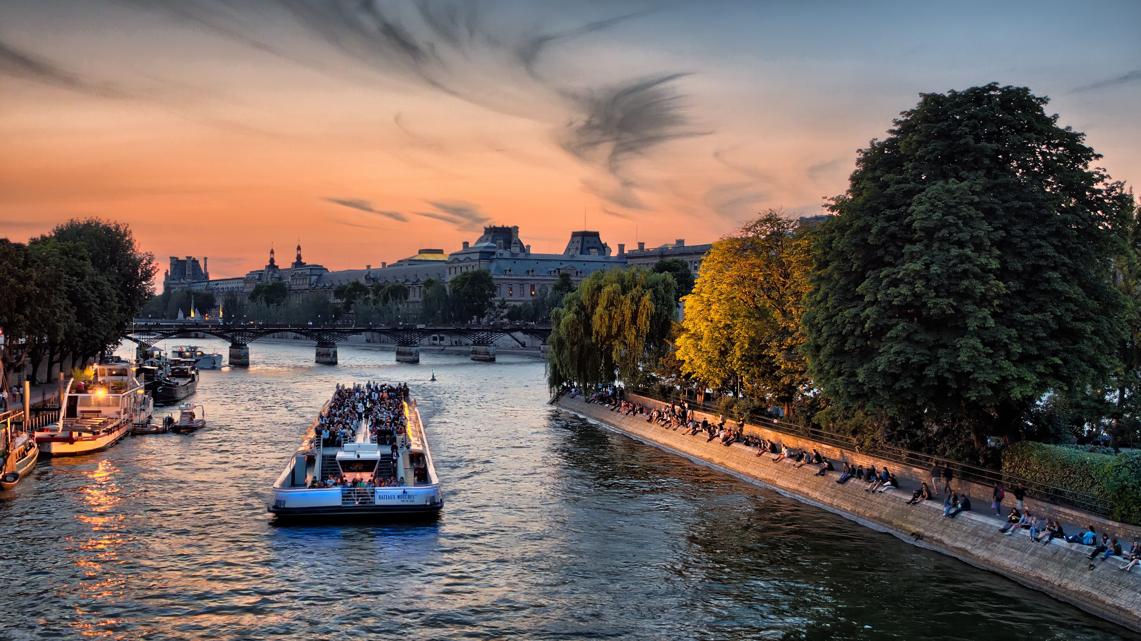 Sejltur på Seinen i Paris